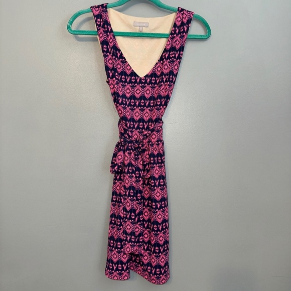 EUC Ellie Kai Geometric Print Sleeveless Shift Dress Size 0 - Picture 1 of 6